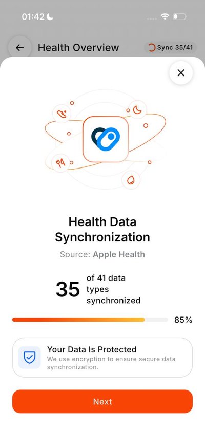 Healthy4u: синхронизация данных из Apple Health